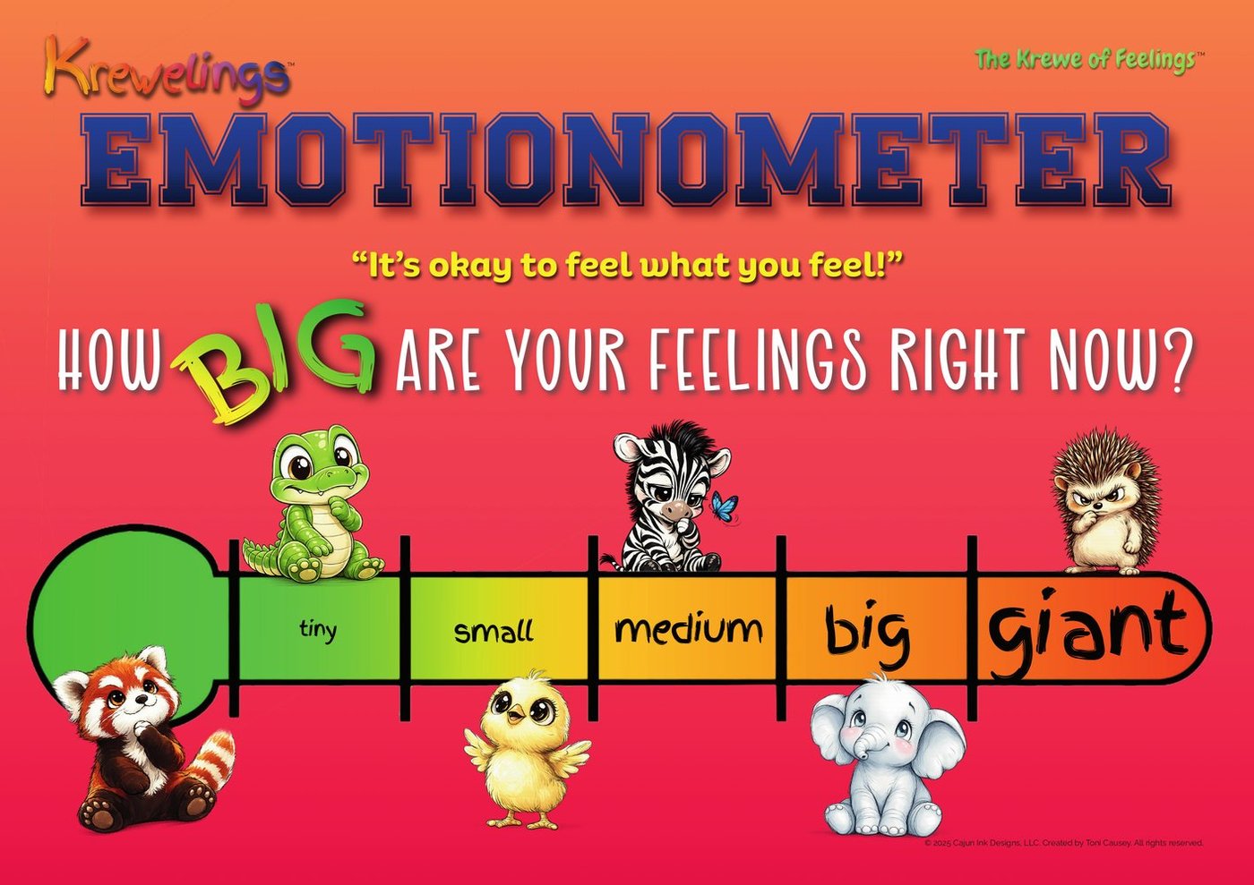 Krewelings classroom poster: The Emotionometer